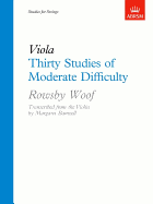 Thirty Studies of Moderate Difficulty - Woof, Rowsby (Composer), and Banwell, Margaret