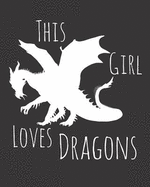 This Girl Loves Dragons: Fun Dragon Sketchbook for Drawing, Doodling and Using Your Imagination!