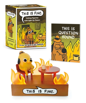This Is Fine Talking Figurine: With Light and Sound! - Green, Kc