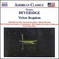 Thomas Beveridge: Yizkor Requiem - Alberto Mizrahi (tenor); Christine Goerke (soprano); Joseph Holt (piano); Washington Choral Arts Society (choir, chorus);...