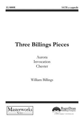 Three Billings Pieces - Billings, William (Composer)