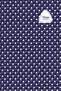 Titan Lifestyle, Undated Daily Planner, 106 Weeks (2 Years), Blank Lined, Write-in Journal (Gray)