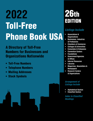 Toll-Free Phone Bk 2022 26th E - Jaikumar, Pearline