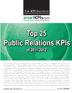 Top 25 Public Relations KPIs of 2011-2012