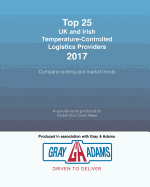 Top 25 UK and Irish Temperature-Controlled Logistics Providers 2017: Company ranking and market trends