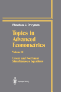 Topics in Advanced Econometrics: Volume II Linear and Nonlinear Simultaneous Equations