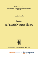 Topics in Analytic Number Theory