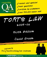 Torts Law Q&A 2005-2006