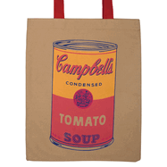 Tote Bag Canvas Andy Warhol Campbell Soup