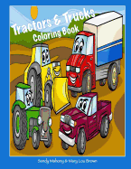 Tractors & Trucks Coloring Book