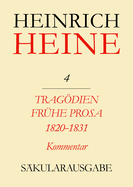 Tragdien. Frhe Prosa 1820-1831. Kommentar