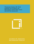 Transactions of the American Lodge of Research for Free and Accepted Masons
