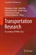 Transportation Research: Proceedings of TPMDC 2022