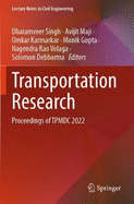 Transportation Research: Proceedings of TPMDC 2022