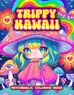 Trippy Kawaii Psychedelic Coloring Book: Cute Stoner and Hippie Coloring for Adult Relaxation