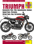Triumph Bonneville T100, T120, Speedmaster, Bobber, Speed Twin, Thruxton, Street Twin, Cup, Scrambler (16 to 19): 16 to 19
