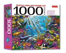 Tropical Coral Reef Marine Life - 1000 Piece Jigsaw Puzzle: Finished Size 29 in X 20 Inch (74 X 51 CM)