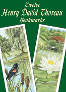 Twelve Henry David Thoreau Bookmarks