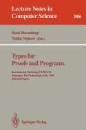 Types for Proofs and Programs: International Workshop Types '93, Nijmegen, the Netherlands, May 24 - 28, 1993. Selected Papers