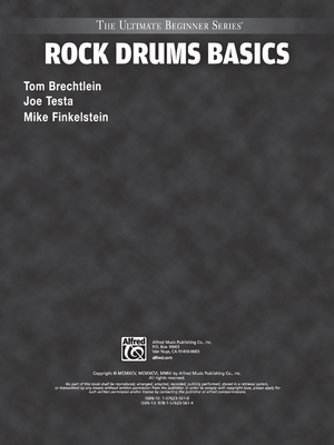 Ultimate Beginner Rock Drums Basics: Steps One & Two, Book & CD - Brechtlein, Tom, and Finkelstein, Mike, and Testa, Joe