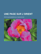 Une Page Sur L'Orient