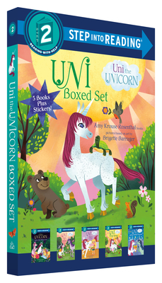 Uni the Unicorn Step Into Reading Boxed Set: Uni Brings Spring; Uni's First Sleepover; Uni Goes to School; Uni Bakes a Cake; Uni and the Perfect Present - Rosenthal, Amy Krouse