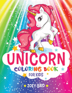 Unicorn Coloring Book for Kids: Coloring Activity for Ages 4 - 8