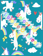 Unicornio Libro de Colorear: Hermosa colección de 100 ilustraciones de Unicornios para horas de diversión!