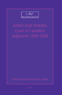 United Arab Emirates Court of Cassation Judgments 1998 - 2003