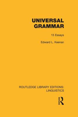 Universal Grammar - Keenan, Edward L