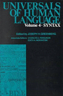 Universals of Human Language: Syntax