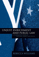Unjust Enrichment and Public Law: A Comparative Study of England, France and the Eu