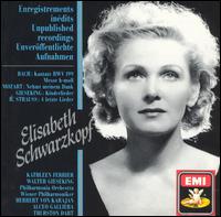 Unpublished Recordings - Elisabeth Schwarzkopf (soprano); Kathleen Ferrier (contralto); Sidney Sutcliffe (oboe); Walter Gieseking (piano)