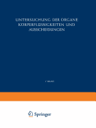 Untersuchung Der Organe Korperflussigkeiten Und Ausscheidungen