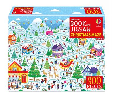 Usborne Book and Jigsaw Christmas Maze - Nolan, Kate, and Smith, Sam