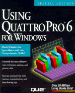 Using Quattro Pro 6 for Windows
