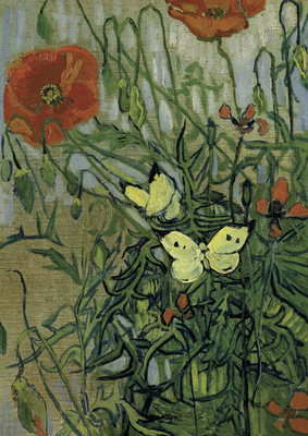 Van Gogh's Butterflies and Poppies Notebook - Van Gogh, Vincent