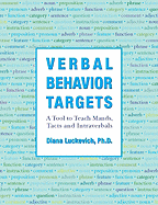 Verbal Behavior Targets A Tool To Teach Mands Tacts And