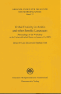 Verbal Festivity in Arabic and Other Semitic Languages: Proceedings of the Workshop at the Universitatsclub Bonn on January 16, 2009