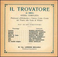 Verdi: Il Trovatore - Bianca Scacciati (vocals); Corrado Zambelli (vocals); Emilio Venturini (vocals); Enrico Molinari (vocals);...