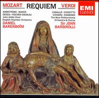 Verdi, Mozart: Requiem - Dietrich Fischer-Dieskau (baritone); Fiorenza Cossotto (mezzo-soprano); Janet Baker (mezzo-soprano); Jon Vickers (tenor);...