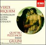 Verdi: Requiem; Quattro Pezzi Sacri - Christa Ludwig (vocals); Elisabeth Schwarzkopf (soprano); Janet Baker (mezzo-soprano); Nicolai Gedda (tenor); Nicolai Ghiaurov (bass); Philharmonia Orchestra; Carlo Maria Giulini (conductor)