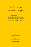 Verfassungsvoraussetzungen: Gedachtnisschrift Fur Winfried Brugger