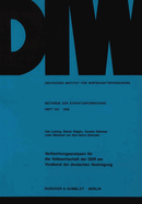 Verflechtungsanalysen Fur Die Volkswirtschaft Der Ddr Am Vorabend Der Deutschen Vereinigung