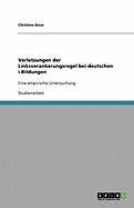 Verletzungen der Linksverankerungsregel bei deutschen i-Bildungen: Eine empirische Untersuchung