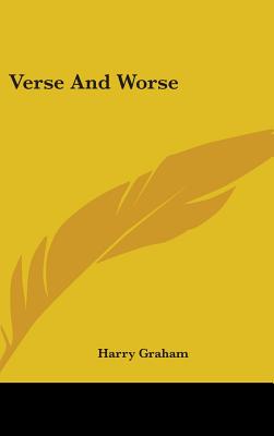 Verse And Worse - Graham, Harry
