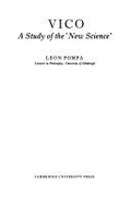 Vico: A Study of the 'New Science' - Pompa, Leon