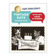 Vintage Cat Memes DIY Greeting Card Folio