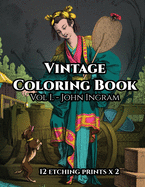 Vintage Coloring Book vol. 1 - John Ingram: Illustrations from 1740s by John Ingram based on Fran?ois Boucher