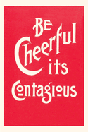 Vintage Journal Be Cheerful; It's Contagious